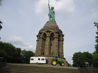 Herrmannsdenkmal im Teutoburger Wald am 01.Juni 2015